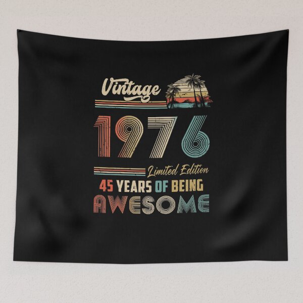 Item preview, Vintage 1976 45th Birthday Gift Men Women 45 Years Old designed and sold by DanielleNicolet.