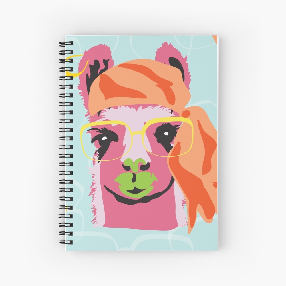Pop Llama Hide and Seek Spiral Notebook