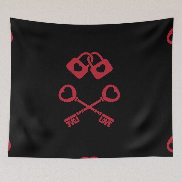 Item preview, Forever - Heart Locks and Keys designed and sold by Printedarts.
