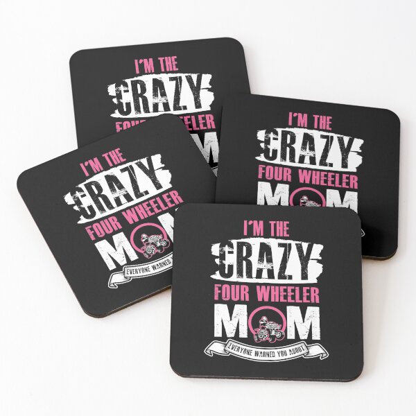 Item preview, Crazy ATV Four Wheeler Mom Lustiges Quad-Fahrrad designed and sold by tshirtexpressiv.