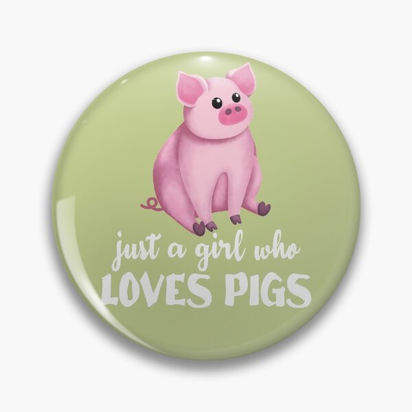 Item preview, Just A Girl Who Loves Pigs designed and sold by Kraina.