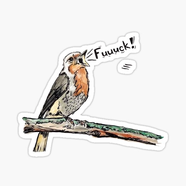 Fuck Bird Sticker