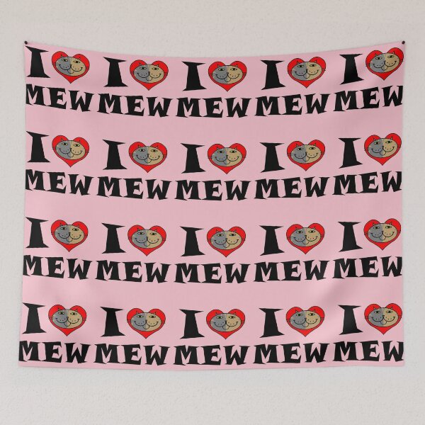 Item preview, I HEART MEW - TORTISESHELL CAT designed and sold by RawSunArt.