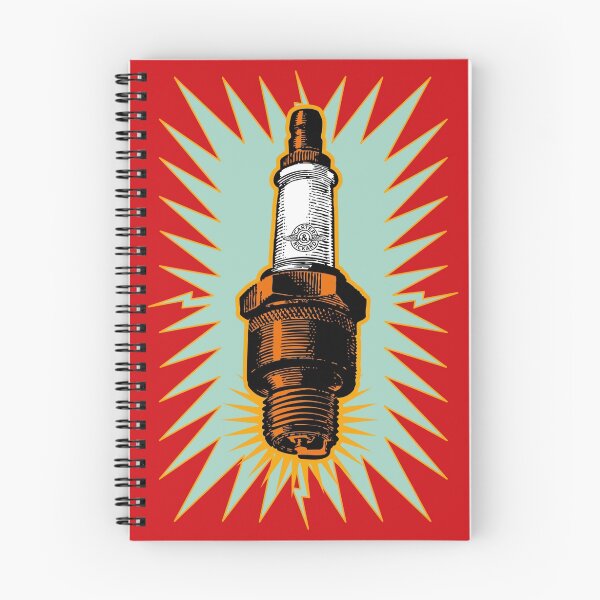 Item preview, Sparkplug - red & blue designed and sold by Carter & Rickard.