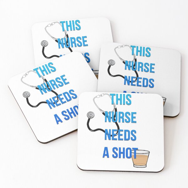 Item preview, This nurse needs a shot// Blue designed and sold by PGPshop.
