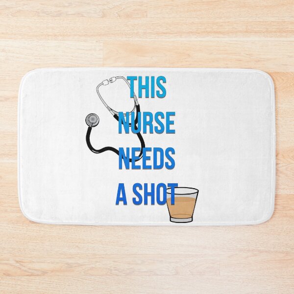 Item preview, This nurse needs a shot// Blue designed and sold by PGPshop.