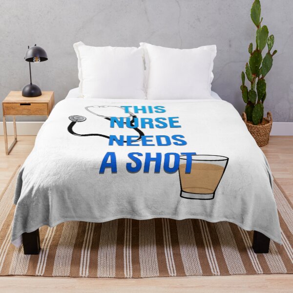 Item preview, This nurse needs a shot// Blue designed and sold by PGPshop.