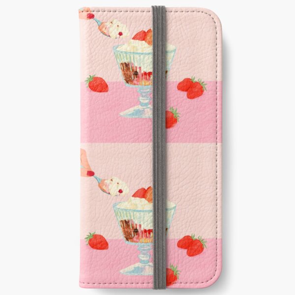 Strawberry Ice Cream iPhone Wallet