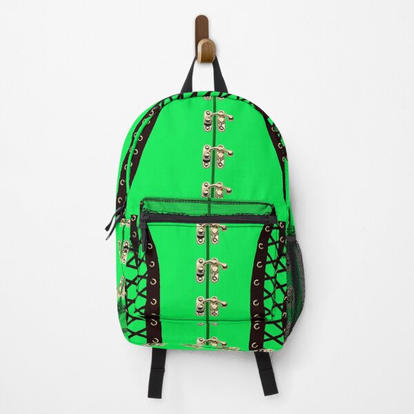 Item preview, Fluro Green & Black Victorian waspie designed and sold by Kestrelle.