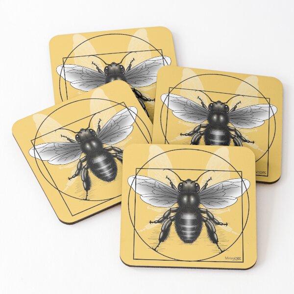 Artikelvorschau, Vitruvian Bee entworfen und verkauft von MetroInk.