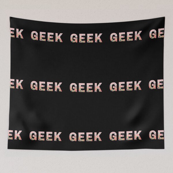 Item preview, Geek in Pastel Geo   | YES I'M A GEEK  designed and sold by Le Plus Three.