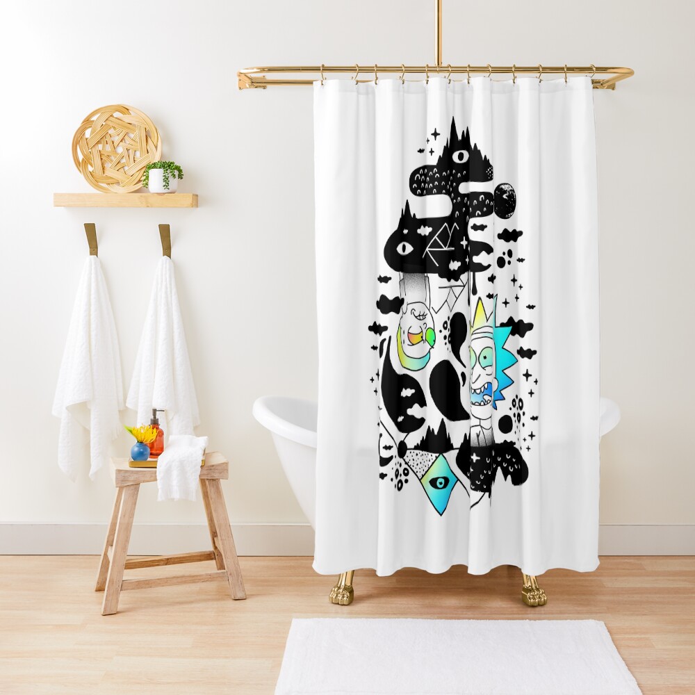 Rickhromatic Shower Curtain