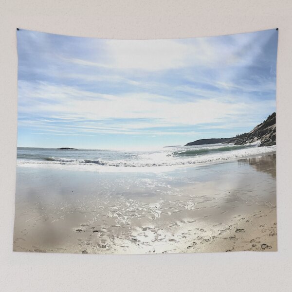 Item preview, Ocean Waves Mountains and Sunny Sky designed and sold by Christina Boiardi.