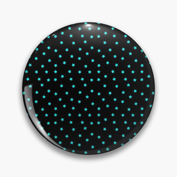 Item preview, Light Blue Star Polka Dot Pattern on a Black Background Small Sized Repeating Pattern designed and sold by Nicolette Olivier.