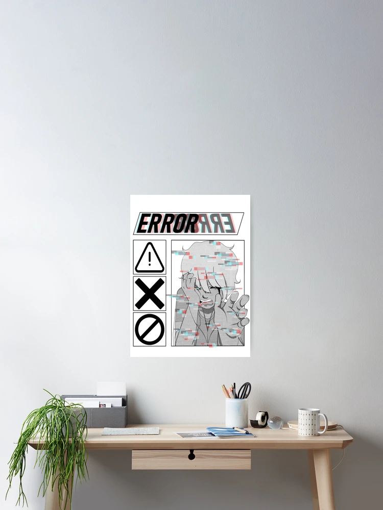 Thumbnail 2 of 3, Poster, Error white designed and sold by Rafcorail.