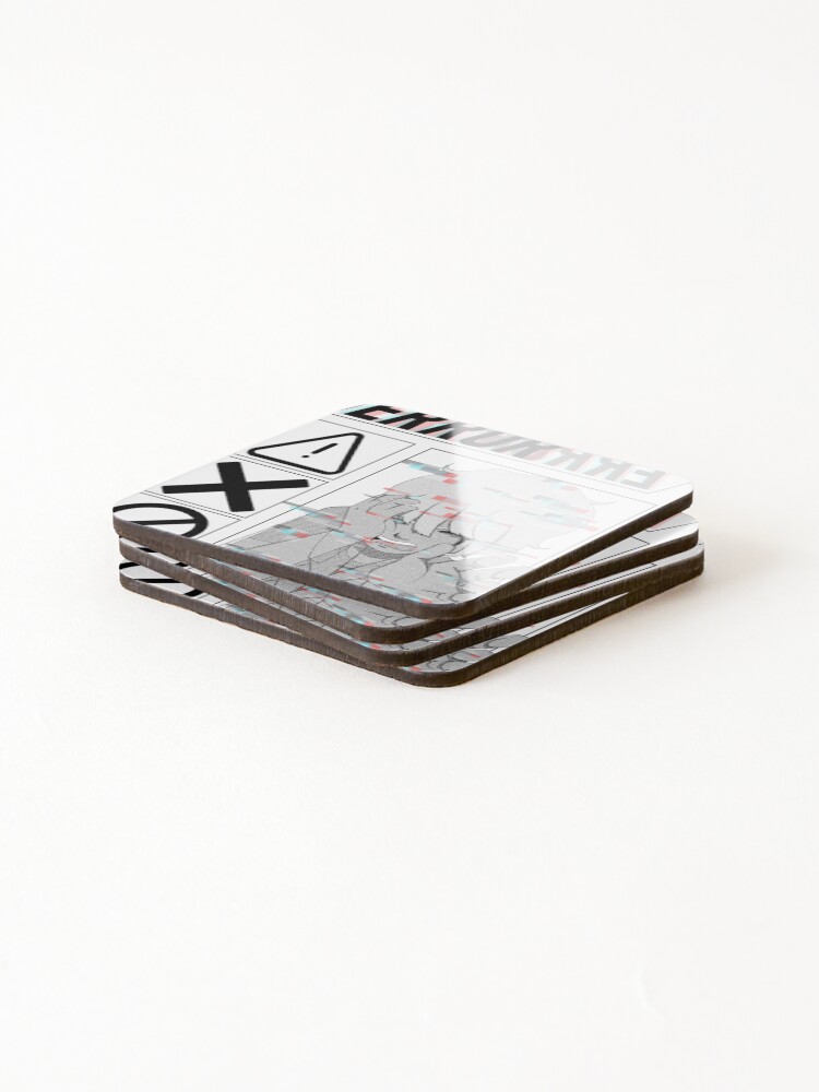 Thumbnail 4 of 5, Coasters (Set of 4), Error white designed and sold by Rafcorail.