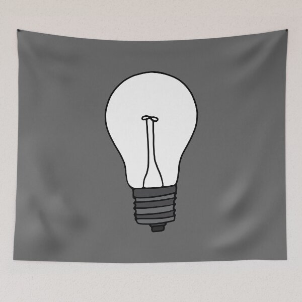 Item preview, White Lightbulb designed and sold by murialbezanson.