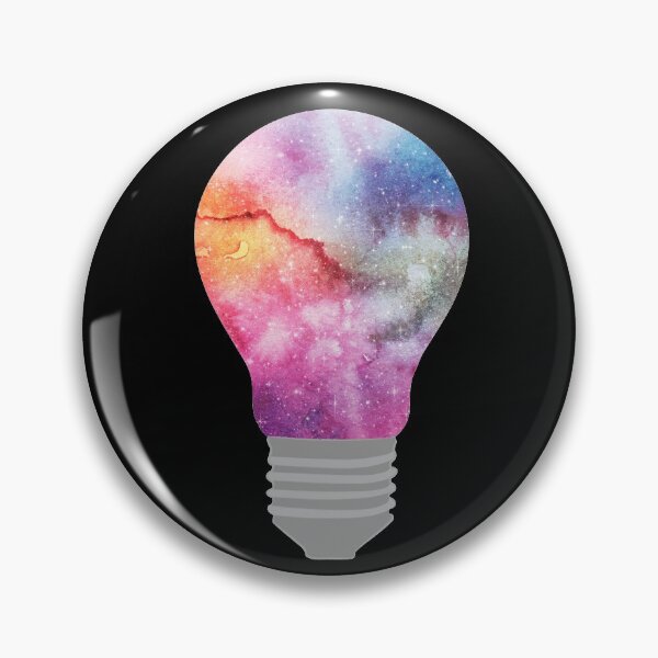 Item preview, Pink Galaxy In A Light Bulb designed and sold by ilustraliza.