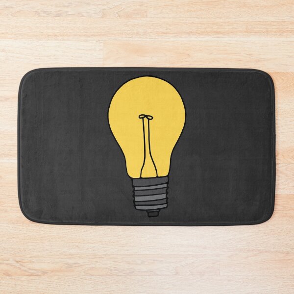 Item preview, Yellow Lightbulb designed and sold by murialbezanson.