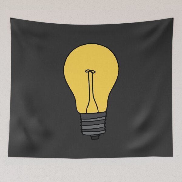 Item preview, Yellow Lightbulb designed and sold by murialbezanson.