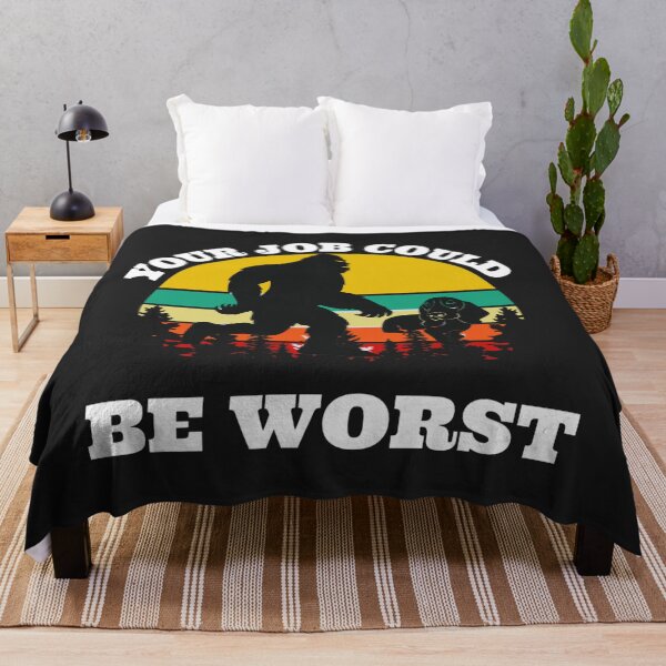 Item preview, Your job could be worse  (Big Foot walking the Dog) designed and sold by UnboundFull.