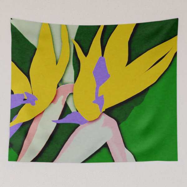 Item preview, Painted Minimalist Design of Bird of Paradise Flower designed and sold by Jermain Robinson.