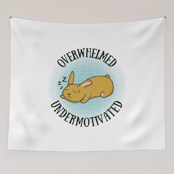 Item preview, Overwhelmed / Undermotivated designed and sold by Primal Frog.