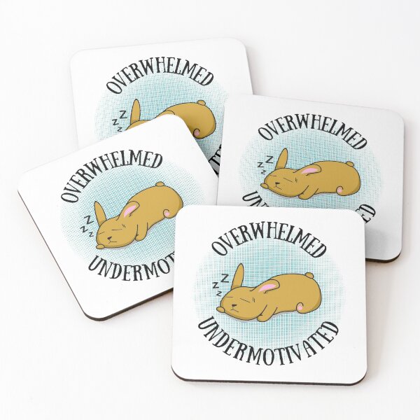 Item preview, Overwhelmed / Undermotivated designed and sold by Primal Frog.