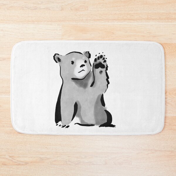 Item preview, Little Bear Cub Brushwork Watercolor designed and sold by AcuteLines.