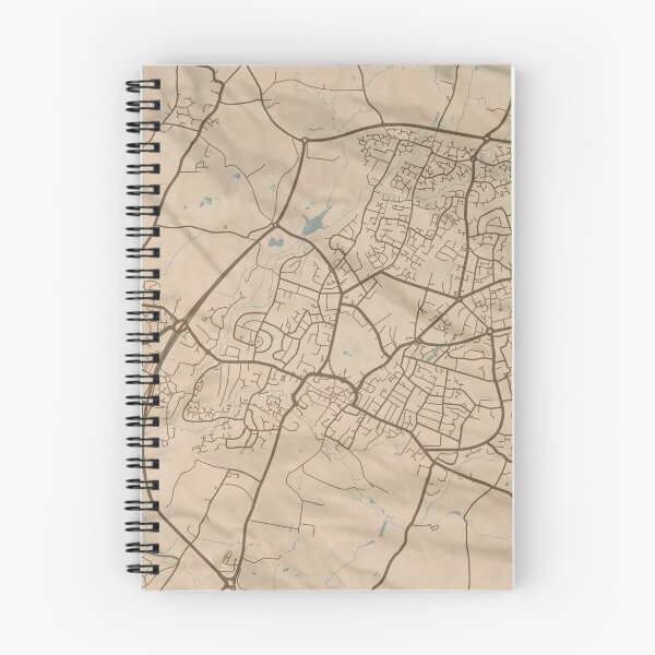 Item preview, Horsham Sepia Map designed and sold by CPTVDesign.