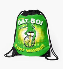 Here Come Dat Boi T-Shirt Drawstring Bag