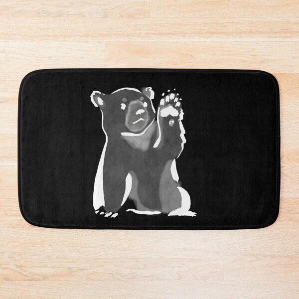 Item preview, Little Bear Cub Brushwork Watercolor - White designed and sold by AcuteLines.