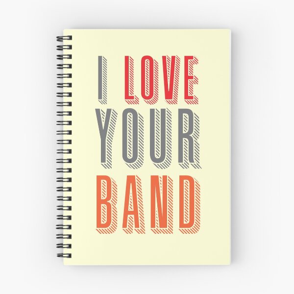 Item preview, I love your band designed and sold by JacSpac.