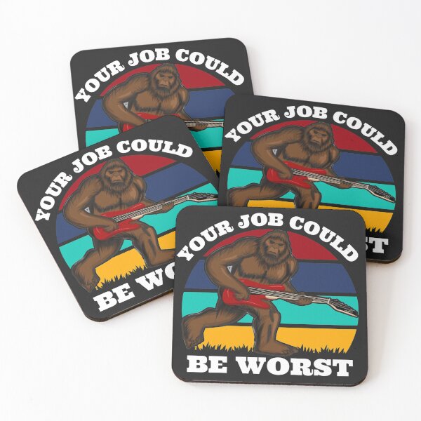 Item preview, Your Job could be worse (Big Foot Guitarist) designed and sold by UnboundFull.
