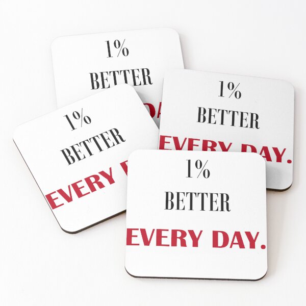 Item preview, 1% better every day. designed and sold by SanelySpiritual.