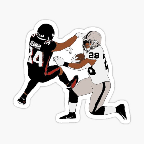 Josh Jacobs for Las Vegas Raiders - NFL Removable Wall Decal Large