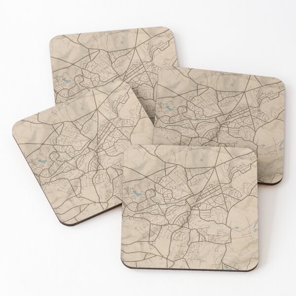 Item preview, Woking Sepia Map designed and sold by CPTVDesign.