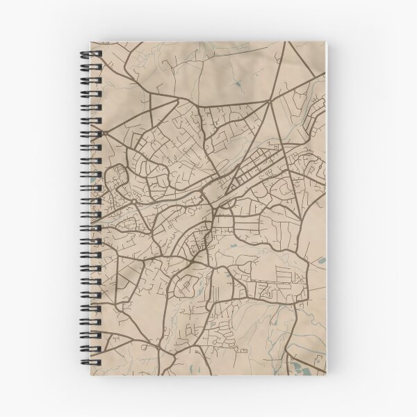 Item preview, Woking Sepia Map designed and sold by CPTVDesign.