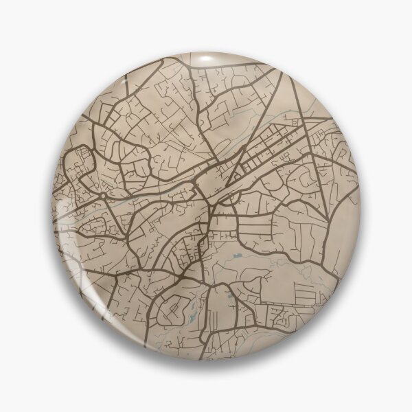 Item preview, Woking Sepia Map designed and sold by CPTVDesign.