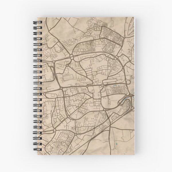 Item preview, Basingstoke Sepia Map designed and sold by CPTVDesign.