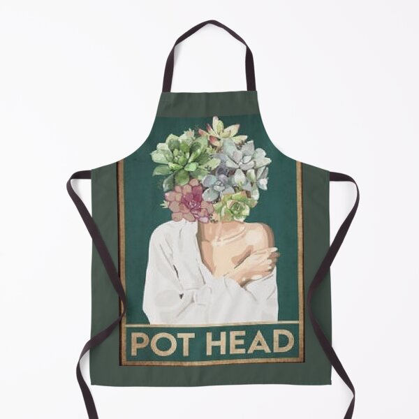 Artikelvorschau, Fun Flower Pot Head Lady Druck auf Geschenken, Bekleidung, Wohnkultur für Pot Heads und Flower People. entworfen und verkauft von lduke47.
