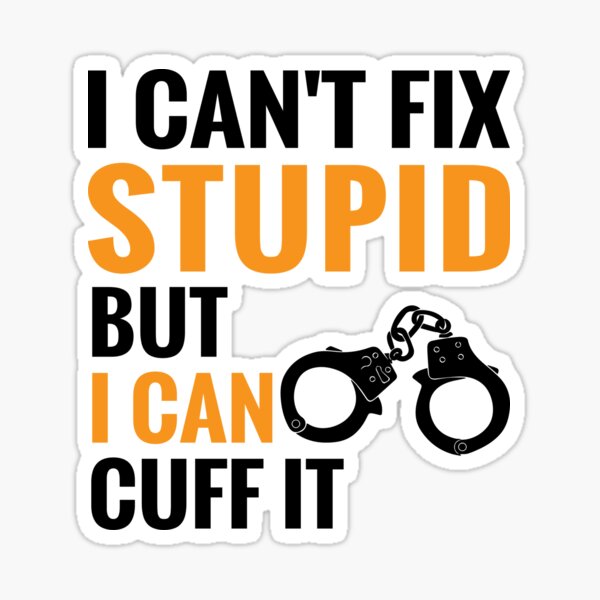  Dsoluuing Funny Bumper Stickers for Adults Police