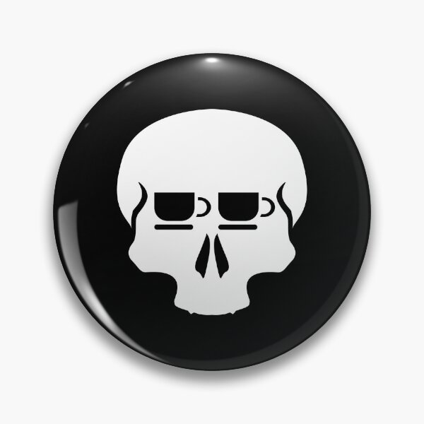 Item preview, Cool Skull Icon with Espresso Coffee Cup Eyes designed and sold by dylanxh.
