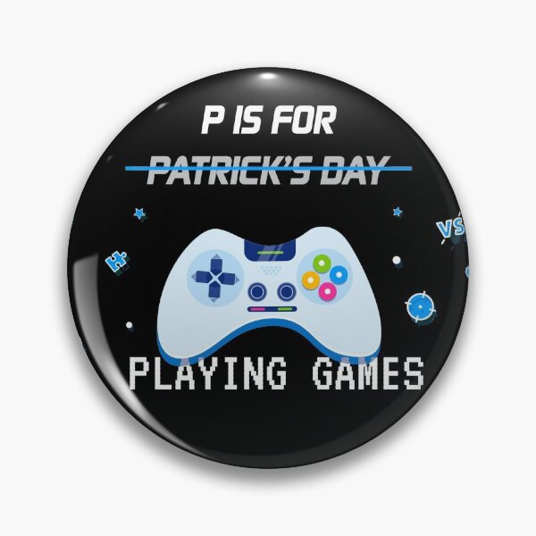 Item preview, P Is For PLAYING GAMES St Patrick's Day designed and sold by askarne.