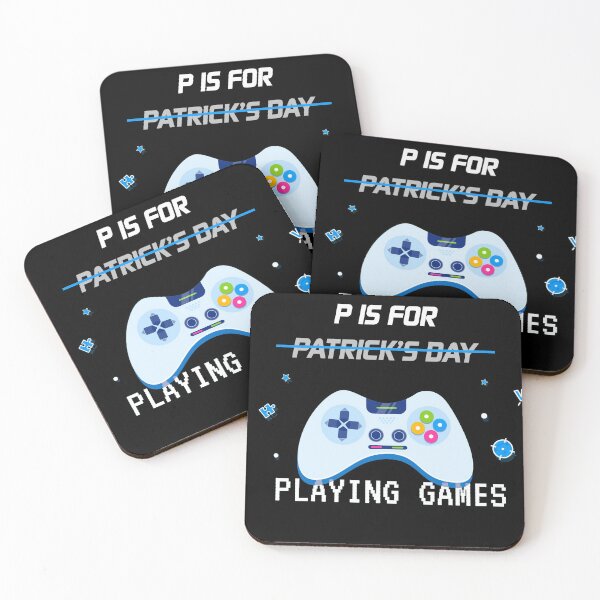 Item preview, P Is For PLAYING GAMES St Patrick's Day designed and sold by askarne.