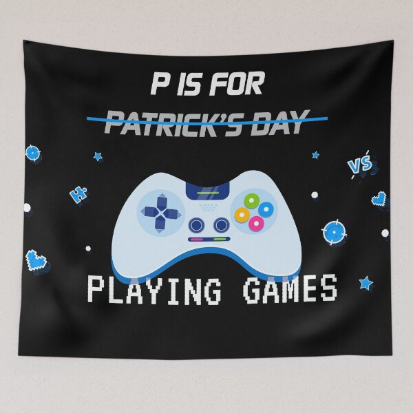 Item preview, P Is For PLAYING GAMES St Patrick's Day designed and sold by askarne.