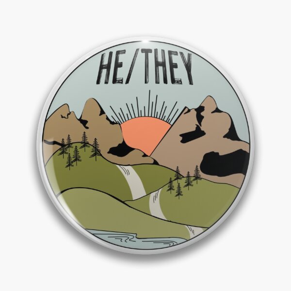 Item preview, He/ They Adventurecore pronoun tag  designed and sold by katgwoods.
