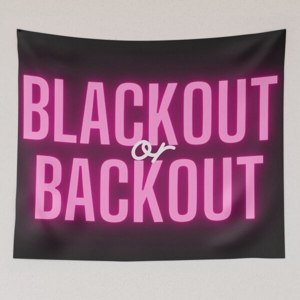 Item preview, Blackout or Backout Pink designed and sold by taylorvaca.