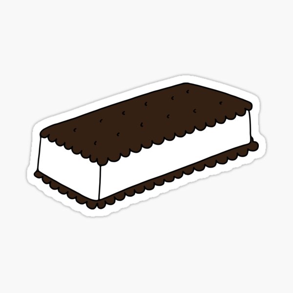 Ice Cream Sandwich Stickers for Sale