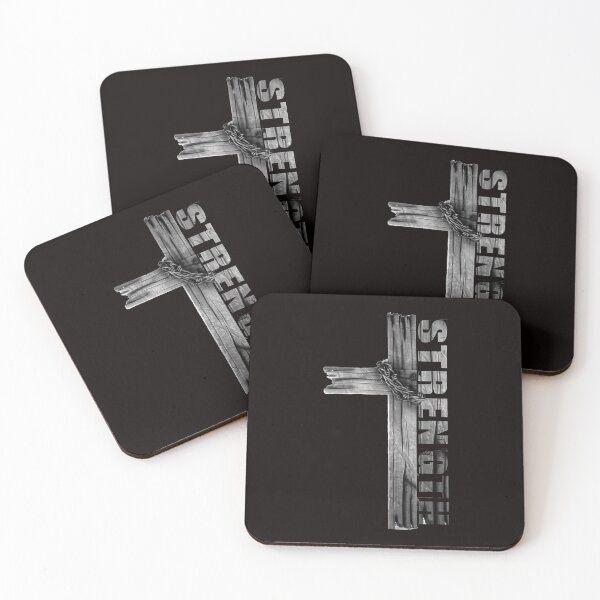 Item preview, STRENGTH RUGGED CROSS designed and sold by VineImage.